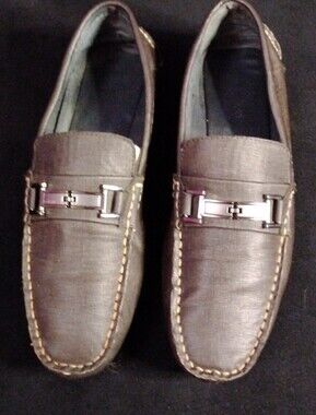 Calvin Klein Morrie Slip-On Loafers Men's Size 10.5 Brown Driving Shoe.